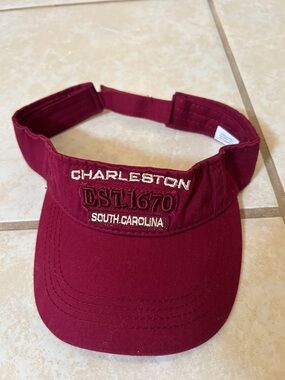 Charleston EST. 1670 South Carolina Visor - Maroon